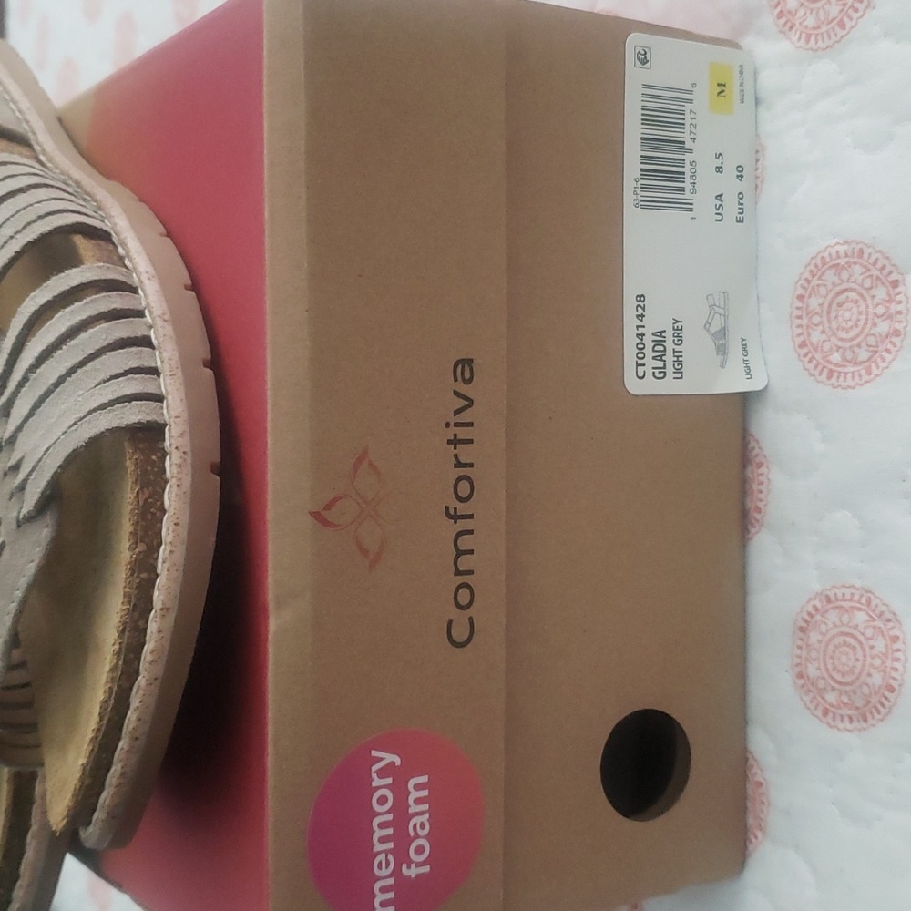 Comfortiva suede sandals / 8.5 - Picture 8 of 9